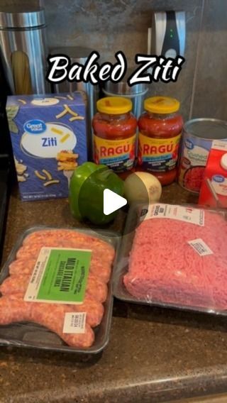 LaTricia Nicole on Instagram: "Baked Ziti #bakedziti #ziti #pasta #pastalover #pastadish #dinner #dinnerideas #quickmeals #easyrecipes #easymeals #dinnerrecipes #viralreel #explorepage #fyp" Pressure Cooker Baked Ziti, Baked Ziti With Ground Beef And Ricotta, Bake Ziti Recipe, Ziti Pasta Recipes, Oven Baked Ziti, Baked Ziti With Italian Sausage, Baked Ziti With Ground Beef, Best Baked Ziti Recipe, Baked Pasta Recipes Easy