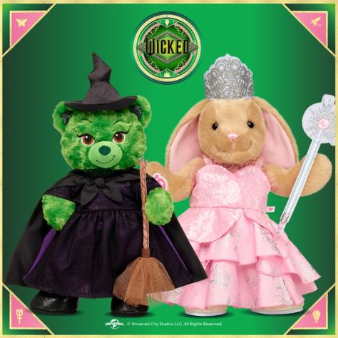 Wicked | Build-A-Bear Workshop Stitch Toys, Lilo And Stitch Toys, Wicked Party, Preppy Holiday, Num Noms, Elphaba And Glinda, Wicked Movie, Stitch Toy, Birthday Freebies