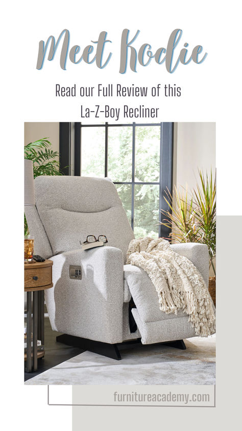 Learn about the features, dimensions, and style of the La-Z-Boy Kodie Recliner to determine if it's the right fit for you. Z Boys, La Z Boy, Recliner