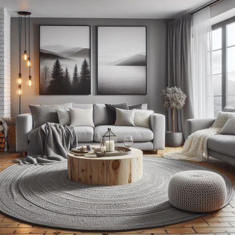 Grey Living Room Ideas Gray Wall Living Room Ideas Modern, Cozy Grey Living Room Ideas, Grey Couches Living Room Ideas, Gray And White Living Room Ideas, Cream And Grey Living Room, Grey And White Living Room, Cozy Grey Living Room, Gray Living Room Ideas, Grey Living Room Ideas