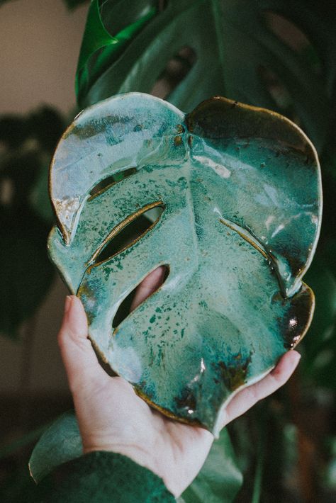 Handmade Pottery, Planters & Vases inspired by nature created by Shii Kaina in Anchorage, Alaska. Shop her pottery or subsribe to be notified of the next POTTERY DROP! — AMONG THE JUNGLE — Keywords: planter, houseplant, monstera deliciosa, monstera, home decor, leaves, leaf, plant help, plant care, garden, gardener, florist, floral design, ceramics, pottery, decor, decoratice tray, home decor, plant styling Forest Inspired Pottery, Leaf Clay Mug, Ceramic Plant Art, Ceramic Monstera Leaf Bowl, Ceramic Monstera Leaf, Garden Sculpture Ceramic, Monstera Leaf Pottery, Ceramic Art Nature, Pottery Leaf Bowl