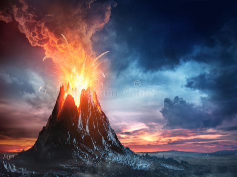 Volcanic Mountain In Eruption. Lava and Lapilli , #SPONSORED, #Mountain, #Volcanic, #Eruption, #Lapilli, #Lava #ad Tropical Leg Sleeve, Lava Planet, Snake Ladder, Volcanic Mountains, Mountain Images, Volcanic Eruption, Archaeology News, Plant Nutrients, Active Volcano