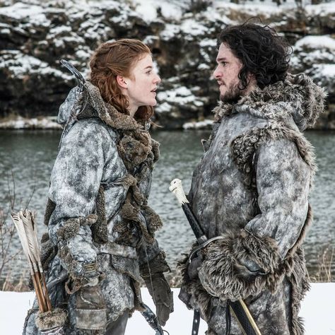 Ygritte And Jon Snow, Jon Snow And Ygritte, Catelyn Stark, Game Of Thrones Facts, Rose Leslie, John Snow, Kit Harrington, Game Of Thrones Quotes, Game Of Thrones Funny