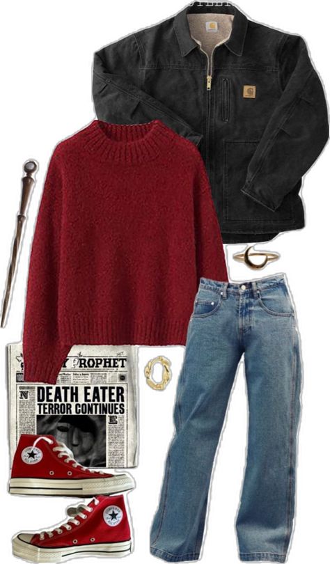 Harry Potter Outfit, Hogwarts Outfits, About Harry Potter, Outfits Cold, Winter Outfits Aesthetic, Downtown Outfits, Harry Potter Outfits, Uni Outfits, Fashionista Clothes