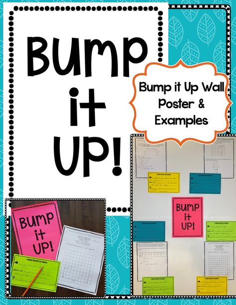 How to Use a Bump it Up Wall and Descriptive Feedback to Improve Student Performance – Inspiring Young Minds Bump It Up Wall, Problem Solving Questions, Math Inspiration, Classroom Management Preschool, Conceptual Learning, Teacher Tricks, Collaborative Classroom, Visible Learning, Bump It