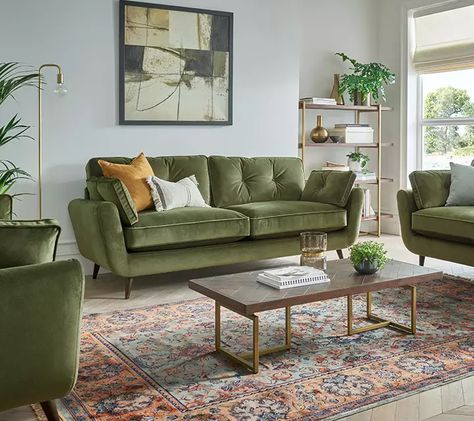 Live in the Wow | Cuckooland Repurposed Bottles, Green Sofa Living, Sitting Room Decor, Bespoke Beds, Japandi Living, 4 Seater Sofa, Kids Beds, Living Room Design Inspiration, Green Sofa