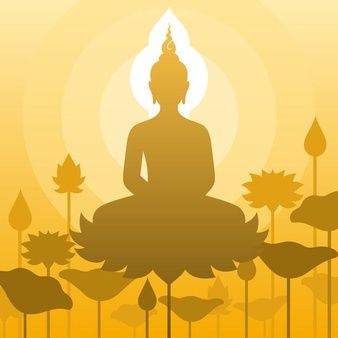 Premium Vector | Buddhists walking with lighted candles in hand around a temple to pay respect Buddha Background, Buddha Jayanti, Buddha Peace, Meditation Pose, Lotus Flower Pictures, Buddhist Art Drawing, Meditation Poses, Buddha Art Painting, Nature Art Drawings