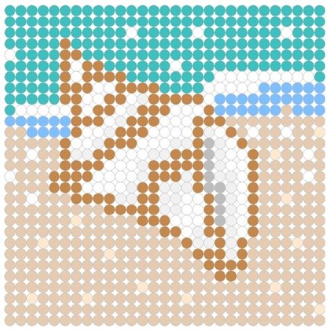 Sea Life Perler Bead Patterns Melty Bead Patterns, Fuse Bead Patterns, Hama Beads Patterns, Diy Perler Beads, Melting Beads, Iron Beads, Beaded Cross Stitch, Bead Loom Patterns, Perler Beads Designs