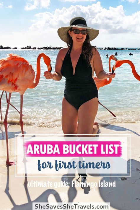 Planning a trip to Aruba? This is a must-see! Away from mainland Aruba is a stunning island is perfect for a day trip. This is everything you need to know before you go to Flamingo Island, Aruba. | Aruba Things to Do | What to Do in Aruba | Caribbean Vacations | Caribbean Travel | Aruba Travel Guide | Aruba Pictures | Flamingo Beach Aruba | Palm Island | Caribbean Islands | Dream Vacation Spots | Top Places to Travel | Bucket List Destinations | Travel Bucket List What To Wear In Aruba, Aruba Outfits, Aruba Pictures, Flamingo Beach Aruba, Aruba Vacation, Island Caribbean, Aruba Travel, Dream Vacation Spots, Top Places To Travel