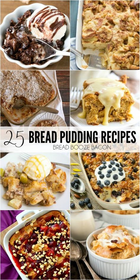 Bread Pudding Recipes, Best Bread Pudding, Best Bread Pudding Recipe, Bread Booze Bacon, Puding Roti, Bread Pudding Easy, Bread Pudding With Apples, Pinterest Food, Chocolate Bread Pudding