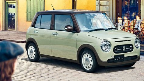 Suzuki's Newest Retro-Styled Kei Car Is Ridiculously Charming Ace Hotel Nyc, Alto Car, Maruti Suzuki Alto, Suzuki Cars, Kei Car, Suzuki Alto, Retro Looks, Girly Car, Car Images