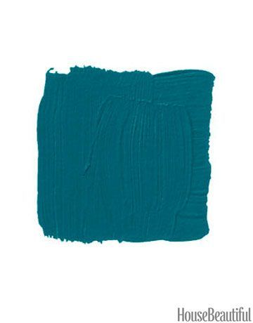 Front Door Paint Colors - Paint Ideas for Front Doors - House Beautiful-- Benjamin Moore Venezuelan Sea which is a bright teal. Teal Front Door, Teal Front Doors, Green Front Doors, Black Shutters, Front Door Paint Colors, Door Colors, Door Paint Colors, Pintura Exterior, Painted Front Doors