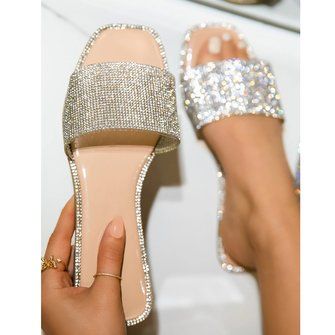 Best Sellers Clothing - Shop Fashion Styles Newly Best Sellers Clothing Online | JustFashionNow Casual Summer Slippers, Luxury Iphone Cases, Trends Shoes, Boot Fashion, Slippers Online, Nude Sandals, Rhinestone Flats, Shoe Boot, Faux Fur Slippers