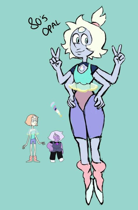 Opal Fanart Steven Universe, Pearl And Peridot Fusion, Amethyst Oc Steven Universe, 80s Pearl Steven Universe, Amethyst And Pearl Steven Universe, Steven Universe Opal, Pearl X Amethyst, Opal Steven Universe, Steven Universe Fusion