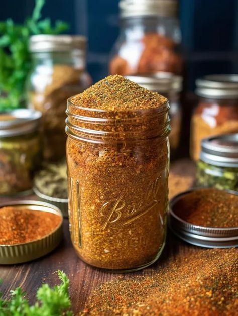 Bayou Magic Cajun Seasoning Cajun Seasoning Recipe, Chicken Soups, Spice Rubs, Homemade Dry Mixes, Homemade Cajun Seasoning, Dry Rubs, Homemade Spice Mix, Dry Mixes, Spice Blends Recipes