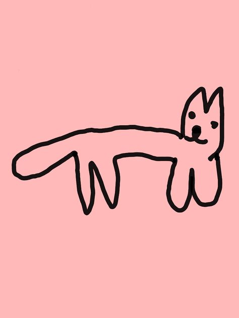 Strong Cat Drawing, Bad Cat Drawing, Bad Cat, Bad Drawings, Bad Cats, Cat Door, Cat Drawing, Abc, Graphic Design