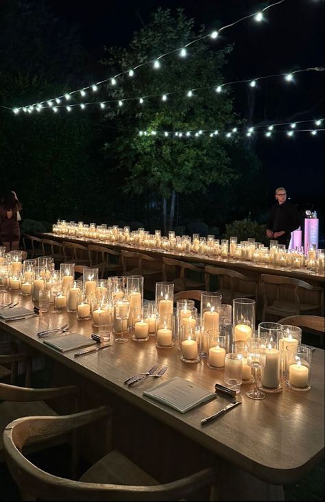 Candlelit Wedding, Candle Lit Wedding, Birthday Dinner Party, Dream Wedding Decorations, Boda Mexicana, Melbourne Wedding, Dream Wedding Ideas Dresses, Future Wedding Plans, Neutral Wedding