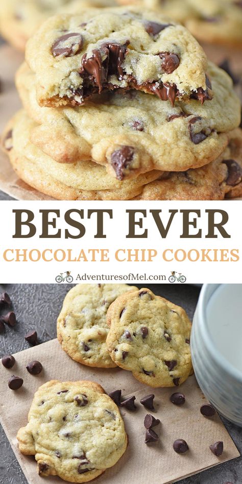 Chocolate Chip Cookies From Scratch, Best Chocolate Chip Cookie Recipe Ever, Best Chocolate Chip Cookies Recipe, Best Chocolate Chip Cookies, Cookies From Scratch, Best Chocolate Chip, Easy Chocolate Chip Cookies, Dessert Easy, Easy Cheesecake Recipes