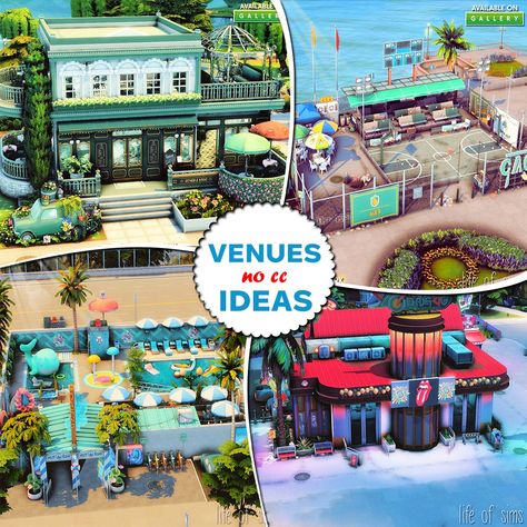 life of sims (@lifeofsimsyt) on X Sims 4 Skate Park, Sims 4 Hangout Lot, Sims 4 Lot Ideas, Sims 4 Public Lots, Sims 4 Gallery Lots, Sims 4 Lots Community, Sims 4 Community Lots Ideas, Sims 4 Club, Sims 4 Community Lots