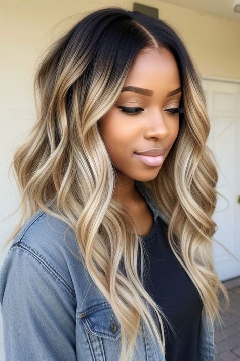 25+ Medium Hairstyles for Black Women 10 Medium Hairstyles For Black Women, Brown Skin Blonde Hair, Hair Cut Guide, Beyonce Hair, Curly Crochet Hair Styles, Ombre Hair Blonde, Afro Textured Hair, Medium Hairstyles, Platinum Blonde Hair