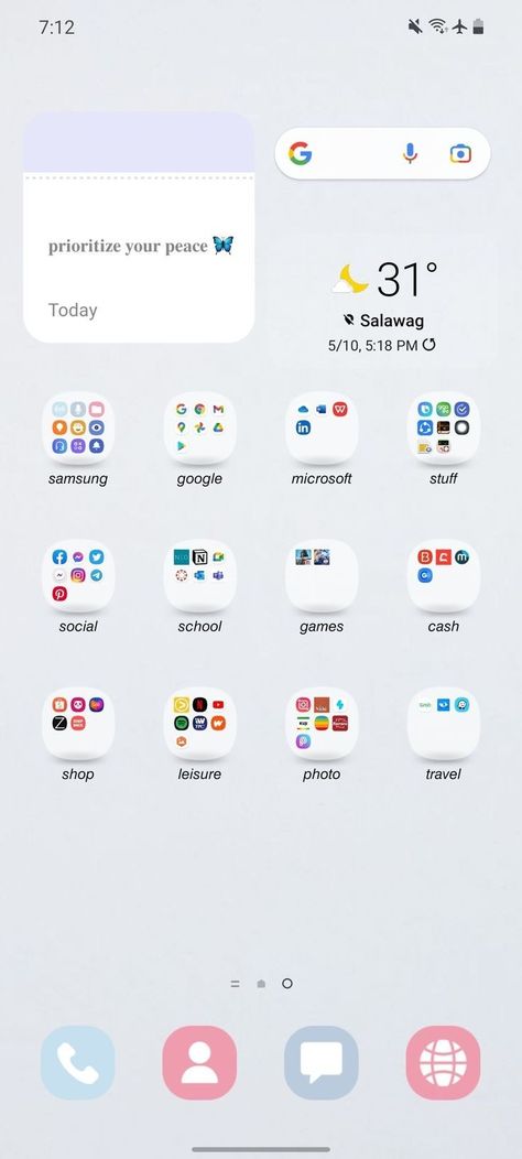 App Organization Android, Samsung Apps Organization, Aesthetic Android Organization, Samsung Phone Organization, Samsung Phone Organization Ideas, App Organization Iphone Aesthetic Icons, Phone App Organization, Homescreen Organization Android, Android Organization Apps