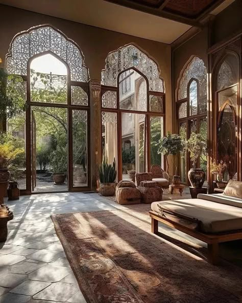 Moroccan Houses, Casas Coloniales, Dream House Interior, House Interior Decor, Islamic Architecture, Dream House Decor, Beautiful Architecture, House Inspo, Dream Home Design