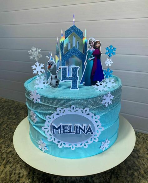 Frozen Birthday Party Cake, Pastel Frozen, Bolo Frozen, Frozen Theme, Frozen Cake, Frozen Birthday Party, Frozen Birthday