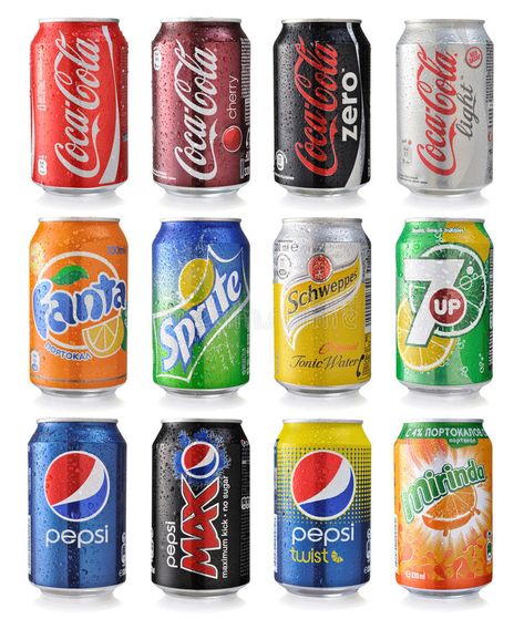 American Snacks, Soda Flavors, Soda Drink, Soda Brands, Soda Drinks, Aluminum Cans, Fizzy Drink, Sofia Bulgaria, Birthday Food