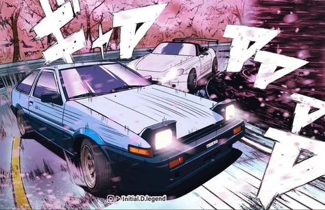 Initial D Car, Anime Wallpaper 1920x1080, Japanese Sports Cars, Sky Anime, Jdm Wallpaper, Auto Retro, Cool Car Drawings, Industrial Design Sketch, Initial D