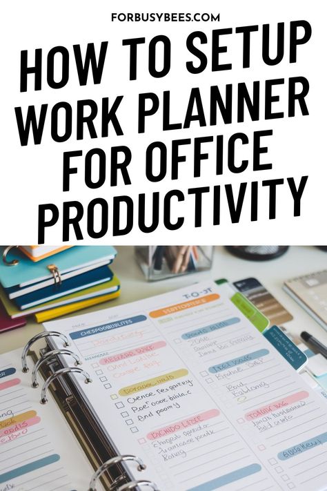 notebook for work ideas Happy Planner For Work, Organizing Tasks At Work, Catch All Planner, Work Calendar Organization, Work Calendar Ideas, Work Binder Organization, Office Manager Organization, Work Journal Ideas, Planner Organization Ideas Layout