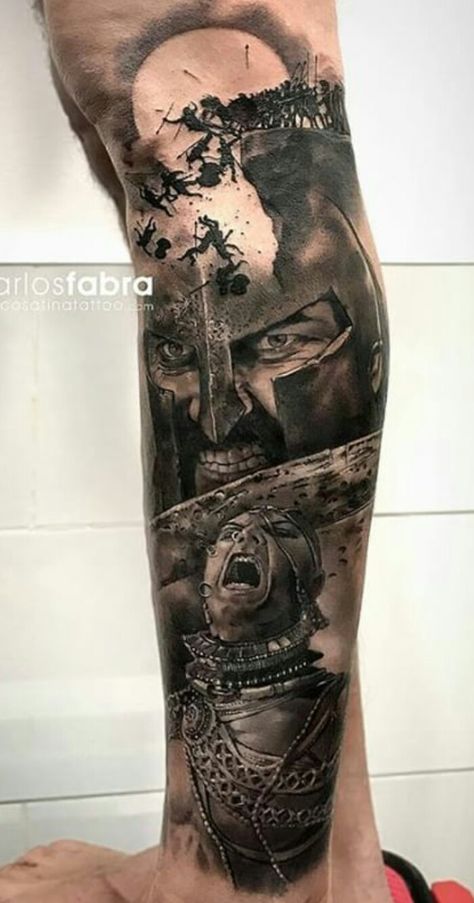 Sparta Sparta Tattoo, Gladiator Tattoo, Spartan Tattoo, G Tattoo, Army Tattoos, Greek Mythology Tattoos, Warrior Tattoos, Geniale Tattoos, Greek Tattoos