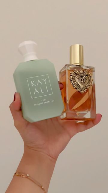 Petra on Instagram: "So I found out that Yum by @kayali can enhance any perfume when layered with it. As I mentioned in a previous post, I wasn’t too impressed by Devotion by D&G. I can say that adding Yum definitely took it to the next level. ❤️" Kayali Perfume Combo, Kayali Perfume Layering, Kayali Perfume, Perfume Storage, Top Perfumes, Perfume Reviews, Smell Goods, Best Perfume, Luxury Perfume