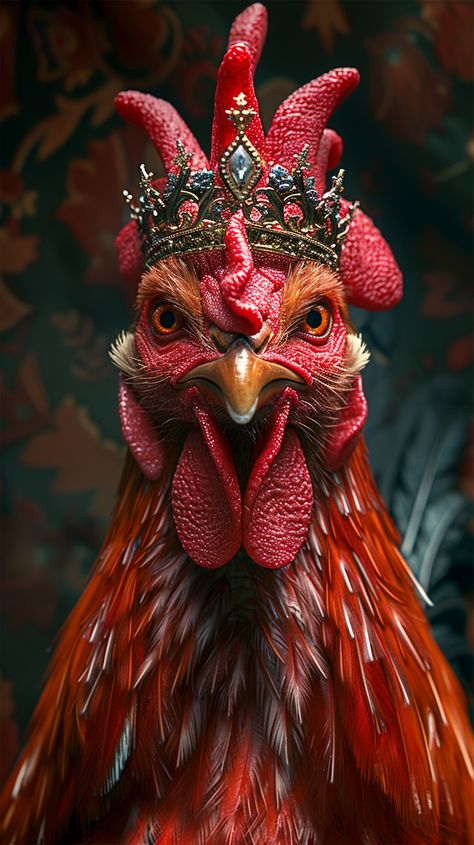 #AngryChickenKing #DisneyPixarStyle #SideProfile #Crown #TheCandie Side Profile Face, Angry Chicken, Rosé Phone, Inspirational Digital Art, Profile Images, Photography Movies, Photography Games, Side Profile, The Chicken