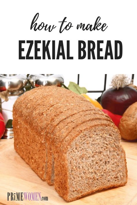 Eziekel Bread Recipe, Ezequiel Bread Recipe, Barely Bread Recipe, Ezekial Bread Recipes, Gluten Free Ezekiel Bread Recipe, Flourless Bread Recipes, Ancient Grains Bread Recipe, Biblical Bread Recipe, Homemade Ezekiel Bread Recipe