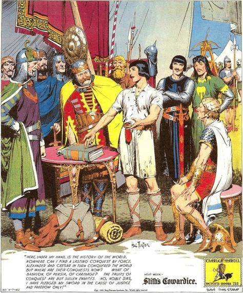 Prince Valiant, Newspaper Comic Strip, German Culture, Valiant Comics, Standard Operating Procedure, Military Artwork, Islamic Culture, Young Prince, A Prince