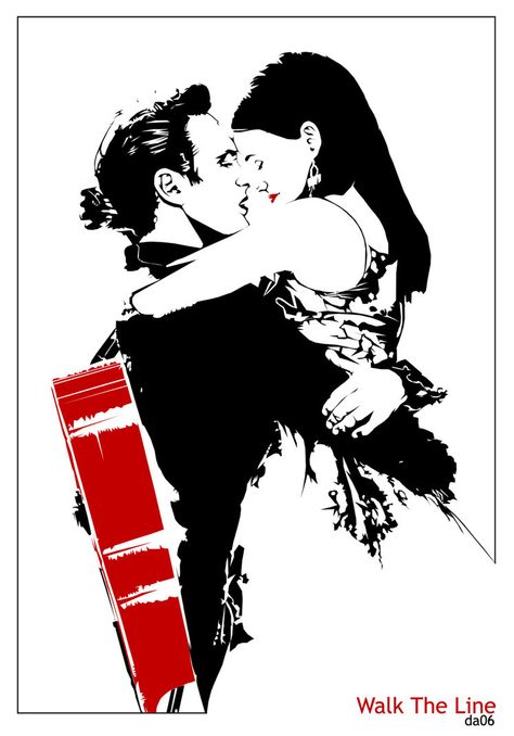 Johnny and June Johnny And June Tattoo, Johnny Cash Wallpaper, Cash Wallpaper, Walk The Line Movie, June Tattoo, Inmate Love, Posters Gallery Wall, Rolling Stone Magazine Cover, June Art