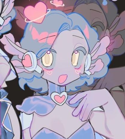 Blue icon Cute Pfp Purple, Purple Cool Pfp, Pink And Blue Pfp, Dolly Artstyle, Cartoon Art Styles Purple, Purple Anime Girlies Pfp, Dolly Art, Blue Pfp, Sweet Art