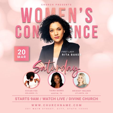 Special Guest Poster Design, Guest Speaker Poster Design, Speaker Event Poster, Speaker Announcement, Women Convention Flyer Design, Women’s Conference Flyer, Women Conference, Business Conference Flyer, Womens Circle