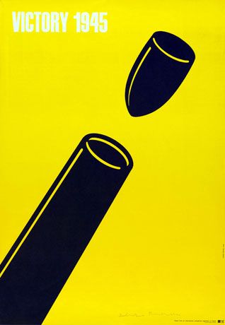 Anti-war Poster designed by Shigeo Fukuda Antiwar Poster, Social Awareness Posters, Shigeo Fukuda, Nice Poster, Awareness Poster, Give Peace A Chance, Social Awareness, Photoshop Design, Editorial Illustration