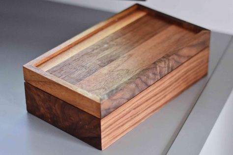 Wood Boxes Ideas, Wooden Box Diy, Cedar Box, Box Diy, Zebra Wood, Diy Box, Wood Glue, Wood Planks, Woodworking Tips