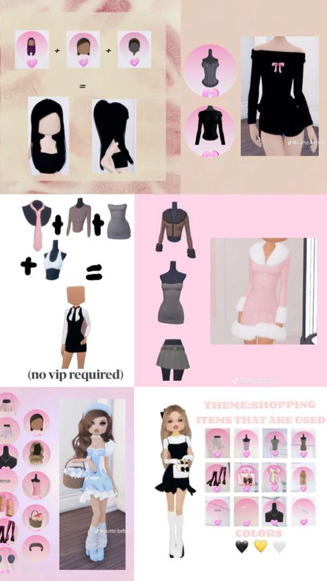 Royal High Outfits Ideas Cheap, Fancy Dress Code, Vip Dress, Aesthetic Roblox Royale High Outfits, Coding Clothes, Combo Dress, Royal Outfits, Game Dresses, Layering Outfits