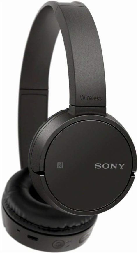 Sony WHCH510B Bluetooth On-Ear Headphones Wireless NFC with 20 Hours Battery Life - Black (International Version) Sony Headphones, Headphones Design, Headphones Wireless, Headphones Black, Black Headphones, Earbud Headphones, Bluetooth Headphones Wireless, Bluetooth Headset, Best Buy