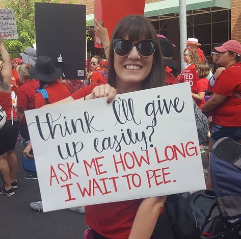 Strike Signs For Teachers, Nursing Picket Signs, Picket Signs Protest Nurses, Teacher Strike Sign Ideas, Nurse Strike Picket Signs, Teacher Picket Signs, Teacher Strike Signs, Teachers Strike Signs, Strike Signs For Nurses