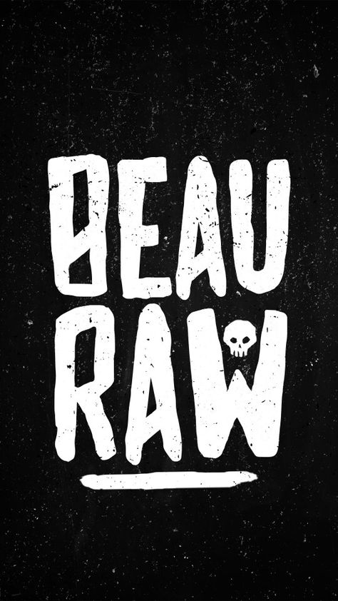 BEAURAW - Punk Logo Punk Logos Design, Raw Logo Design, Punk Branding, Punk Logo Design, Edgy Logo Design, Punk Logos, Punk Bands Logos, Punk Typography, Logo Punk