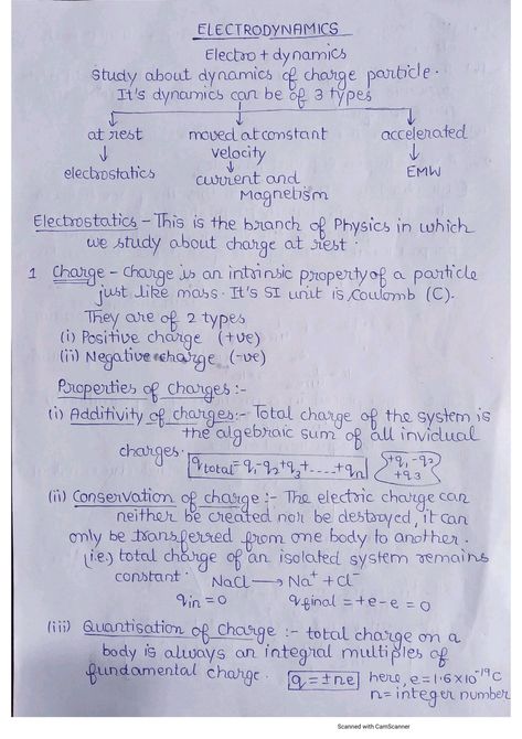 Electric Field Physics Notes, Electric Field And Charges Notes, Class 12th Biology Notes, Electric Charges And Fields Notes, Chemistry Notes Class 12, Physics Notes Class 12, Electricity Notes, Class 12 Chemistry Notes, Class 12 Notes