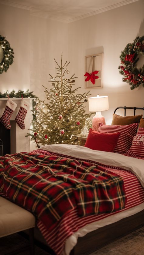 Budget-Friendly Christmas Bedroom Decor Ideas Christmas Bedroom Decor Ideas, Christmas Bedroom Decor, Lighting Tips, Diy Ornaments, Christmas Decorations Bedroom, Christmas Bedroom, Bedroom Decor Ideas, Creative Lighting, Cozy Vibes