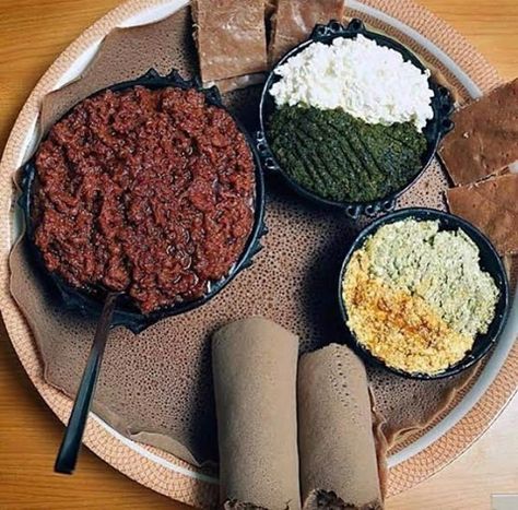 Ethiopia’s Instagram photo: “#ክትፎ❤️ kitfo , sometimes spelled ketfo, is a traditional dish found in Ethiopian cuisine. It consists of minced raw beef, marinated in…” Raw Beef, Ethiopian Cuisine, Ethiopian Restaurant, Yummy Veggies, Ethiopian Food, Healthy Lifestyle Food, Amazing Food, Recipe Book, Food Photo