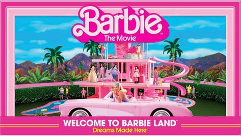 Barbie Land, Trending Food, Pink Corvette, Barbie The Movie, Barbie Car, Pink Gingham Dress, Club Chelsea, Shopping Games, Barbie Sets