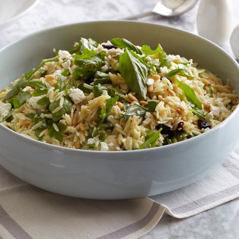 Summer Side Dishes Recipes, Giada De Laurentiis Recipes, Orzo Recipe, Orzo Pasta Salad, Orzo Recipes, Orzo Salad, Summer Meals, Summer Pasta Salad, Giada De Laurentiis