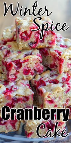 Cranberry Dessert Recipes, Cranberry Spice Cake, Cranberry Cake Recipe, Fresh Cranberry Recipes, Spiced Cake, Cranberry Dessert, Favorite Holiday Desserts, Cranberry Pie, Cranberry Cake